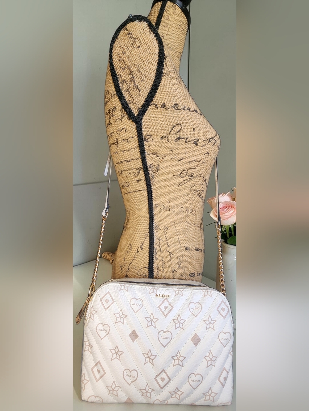 Cream-colored ALDO Crossbody Bag - Picture 9 of 14